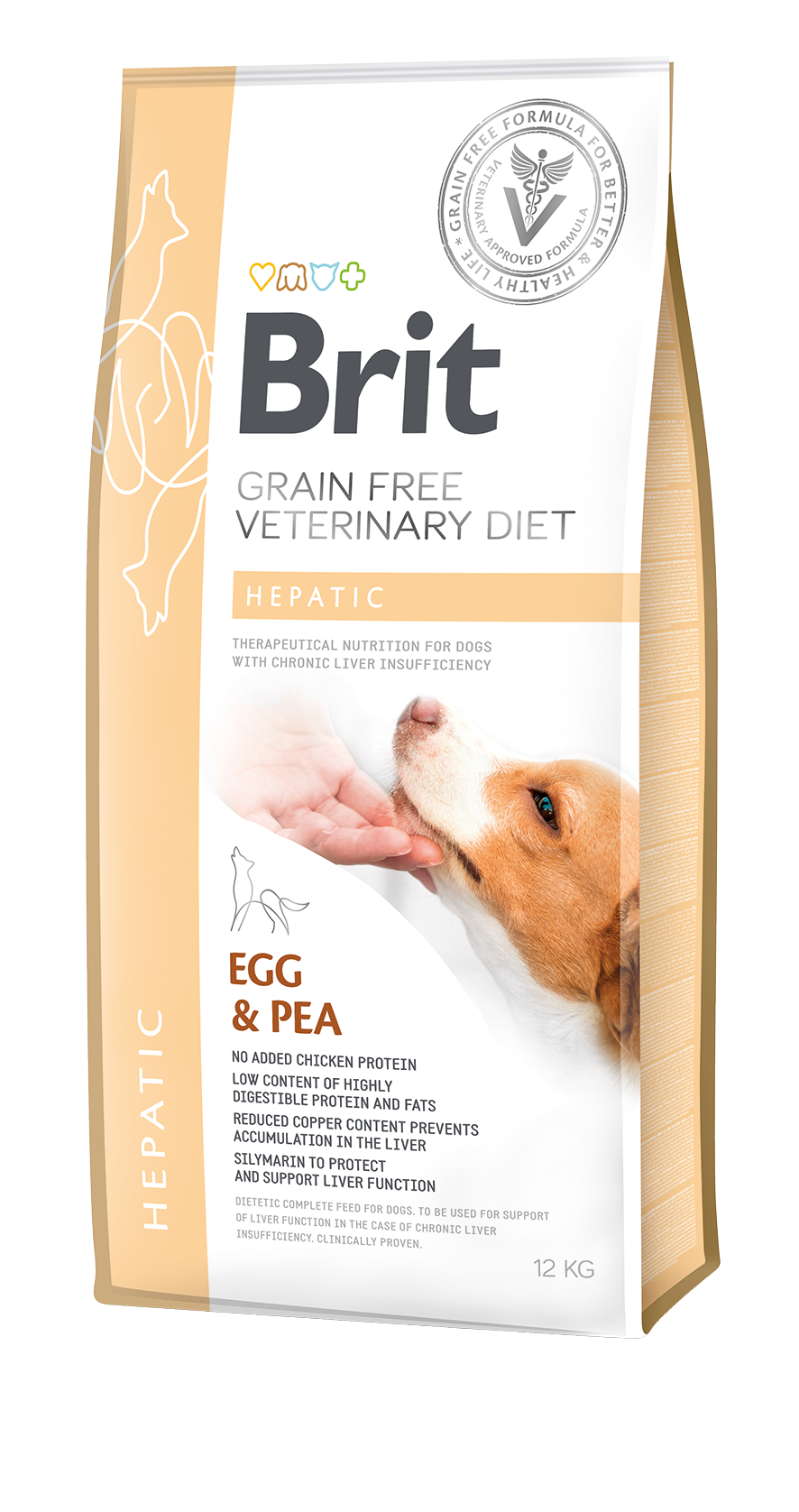 BRIT GF VET DIETS DOG CAN HEPATIC