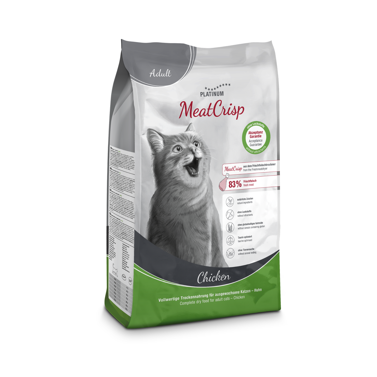 Platinum MeatCrisp cat adult chicken