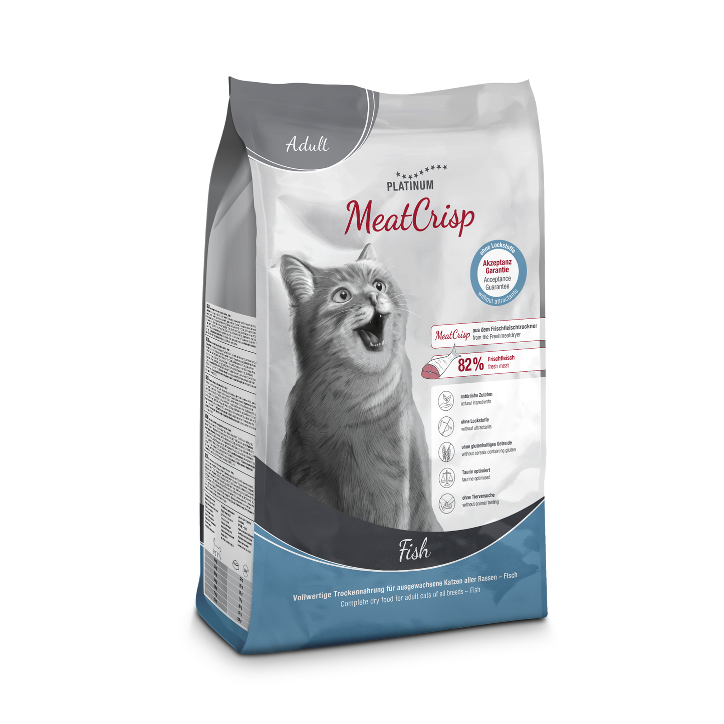 Platinum MeatCrisp cat adult Fish