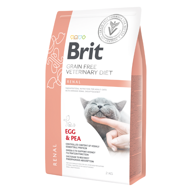 BRIT GF VET DIETS CAT RENAL - 2 KG