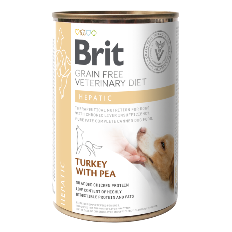 BRIT GF VET DIETS DOG HEPATIC - 400 GR