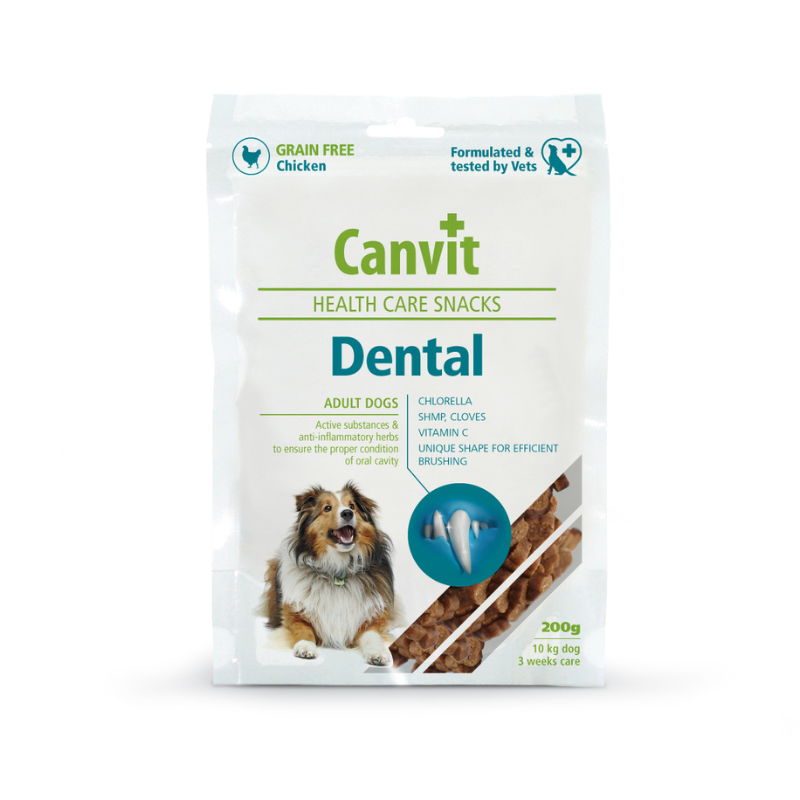 BRIT CARE CANVIT SNACK DENTAL - 200 GR