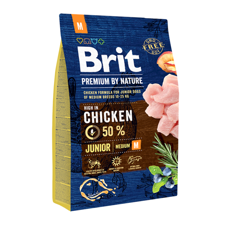 Brit Premium by Nature Junior Chicken Medium