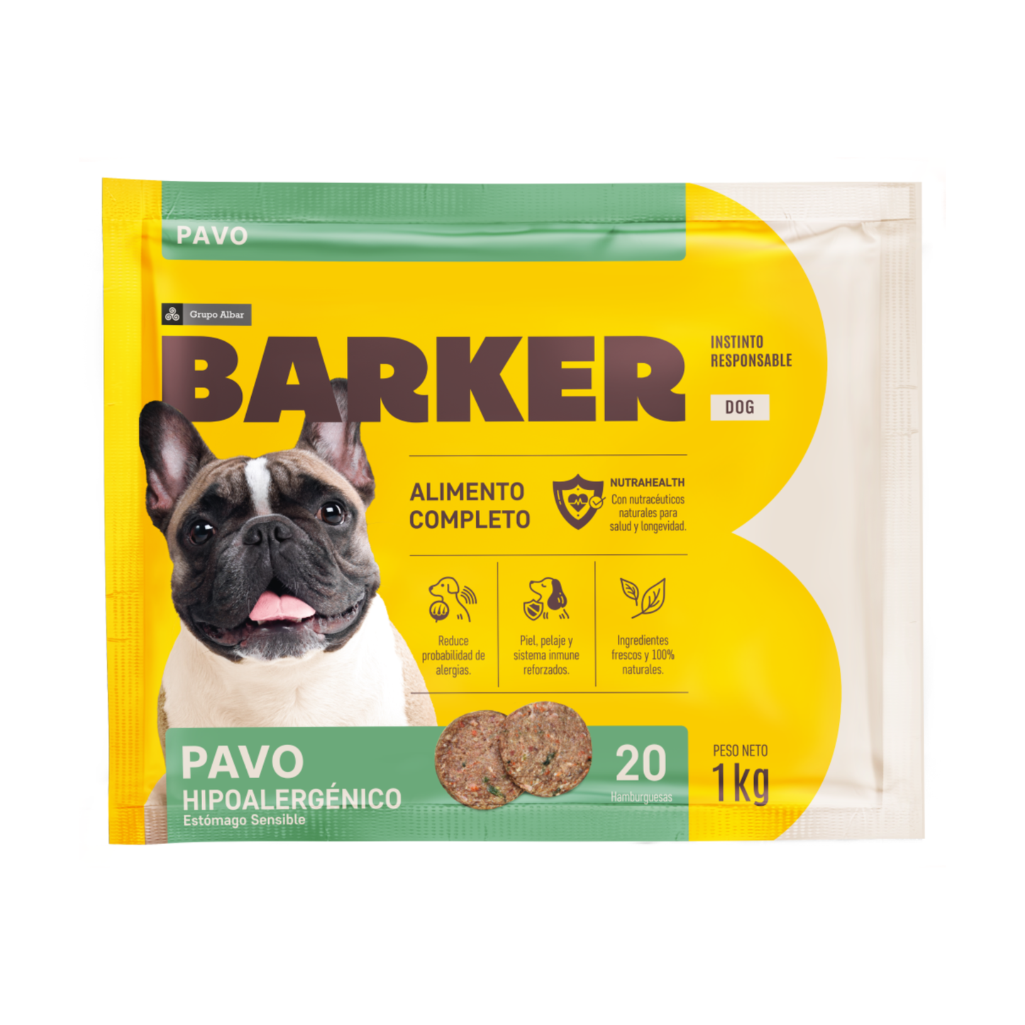 Hamburguesa Pavo 20 und. 1 Kg