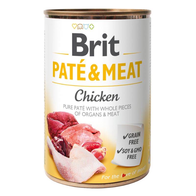 BRIT PATE & MEAT CHICKEN - 400 GR