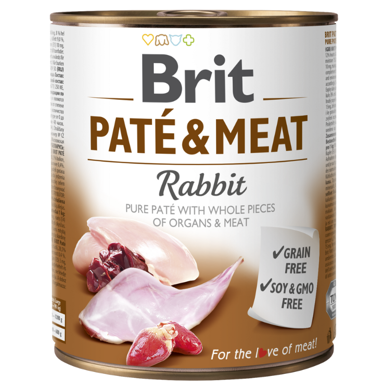 BRIT PATE & MEAT RABBIT - 800 GR