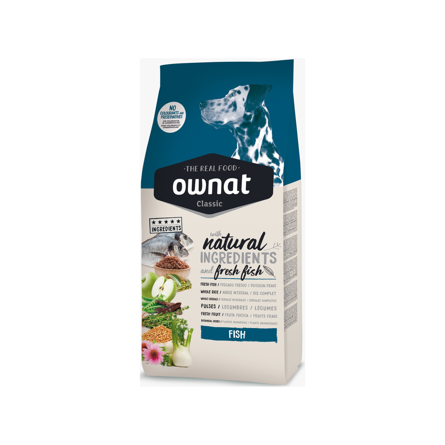 Ownat Classic Fish – Alimento Premium con Pescado Fresco para Perros Adultos