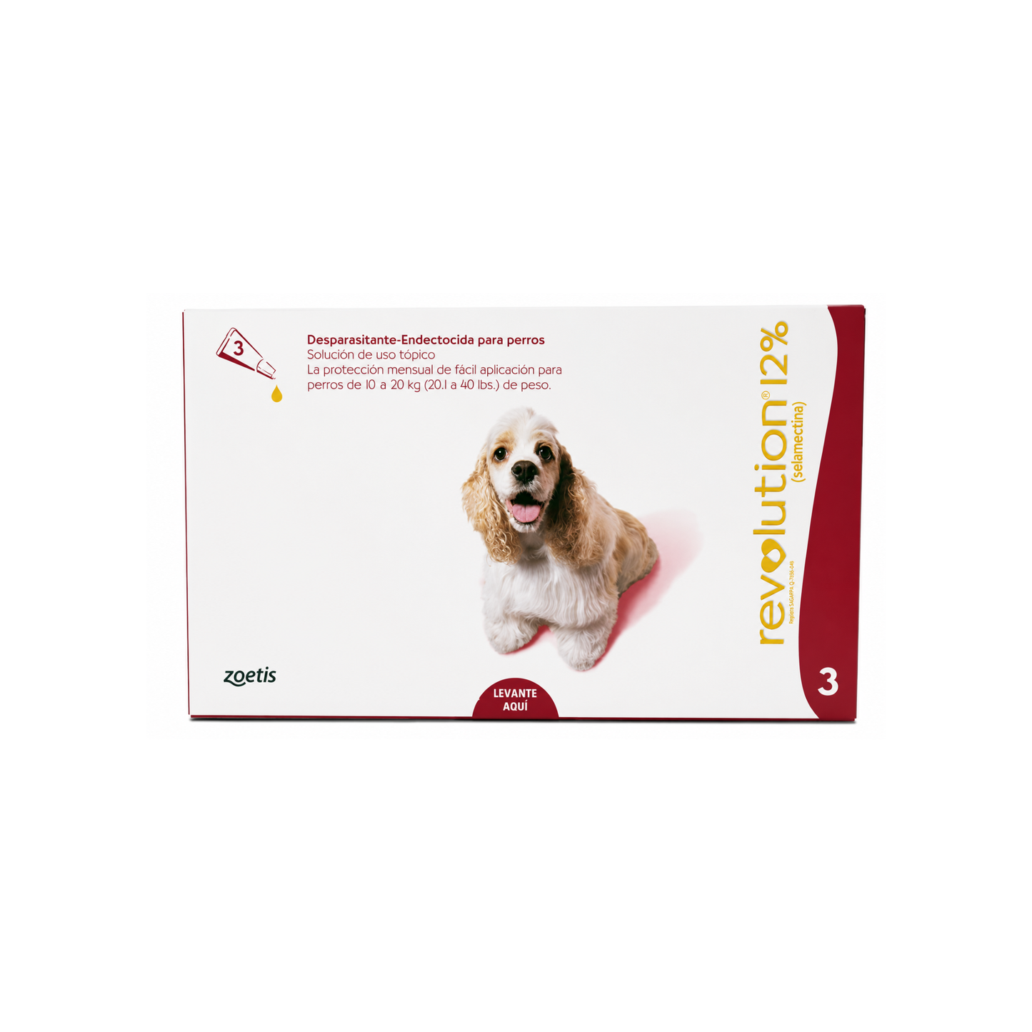 Revolution Perro 10.1 - 20 kg.