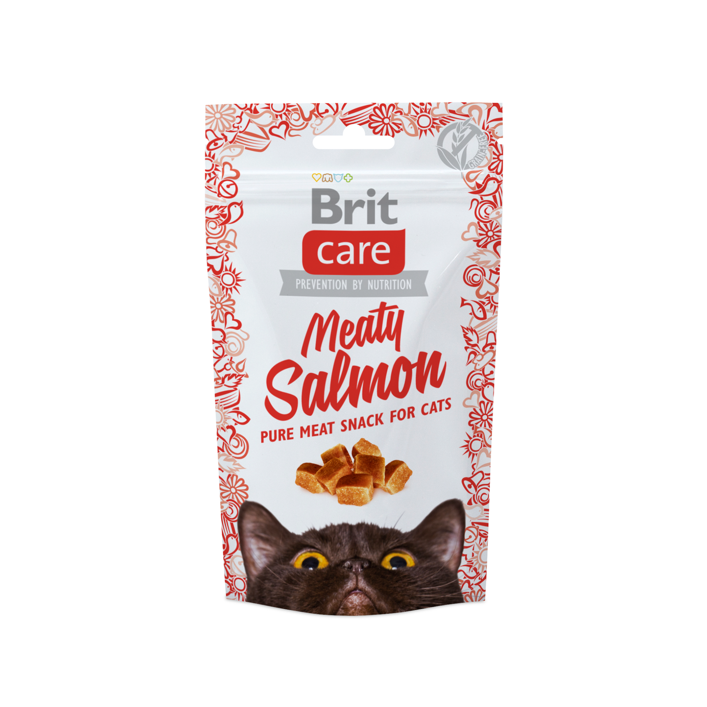 BRIT CARE CAT SNACK MEATY SALMON - 50 G