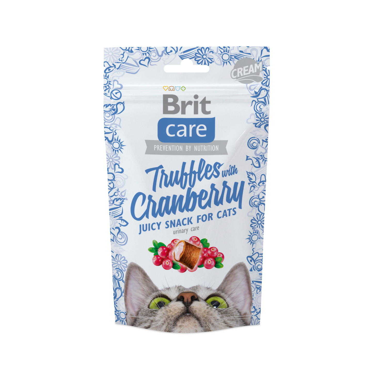 BRIT CARE CAT SNACK TRUFFLES CRANBERRY - 50 G