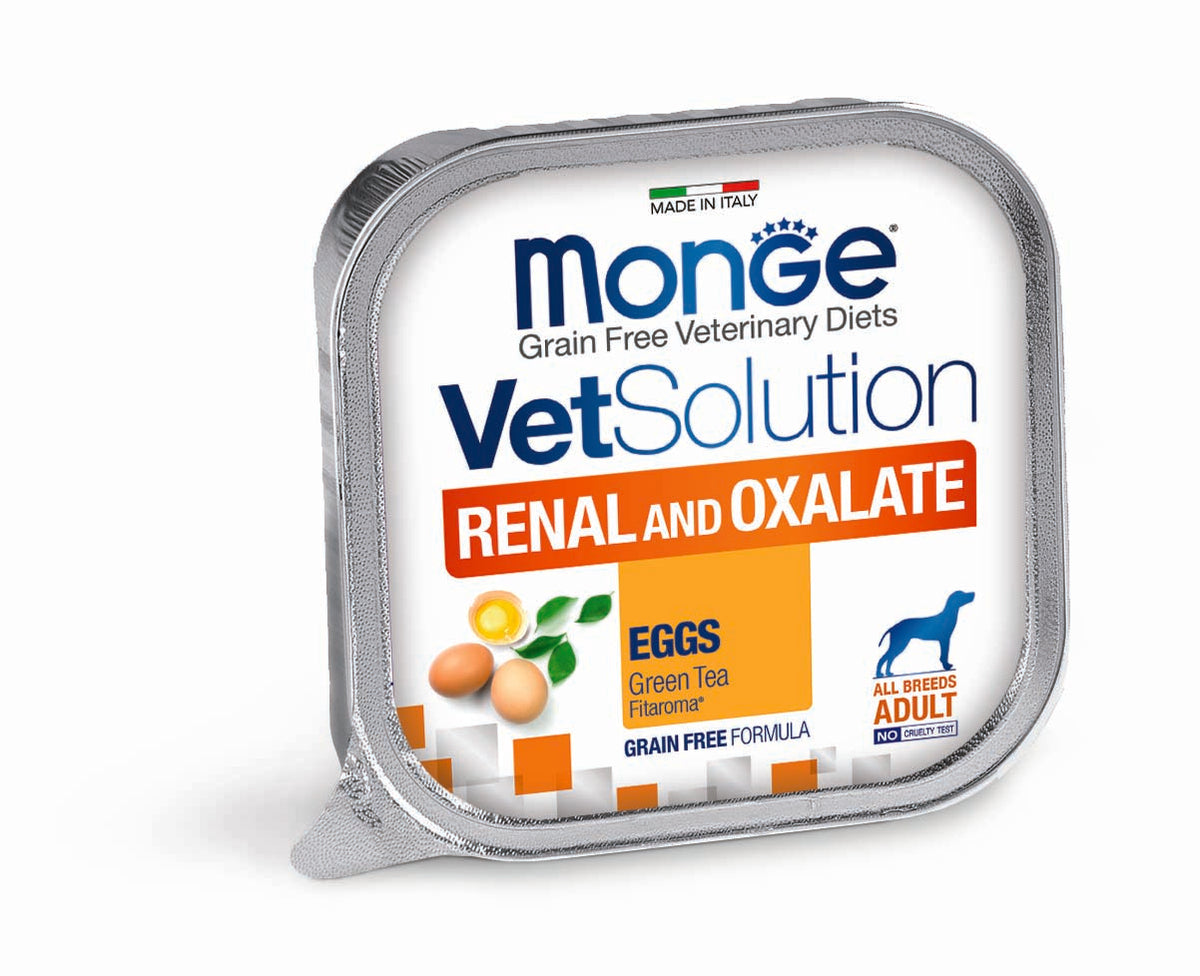 Monge VS CANINE RENAL & OXALATE ALUTRAY 150 GR