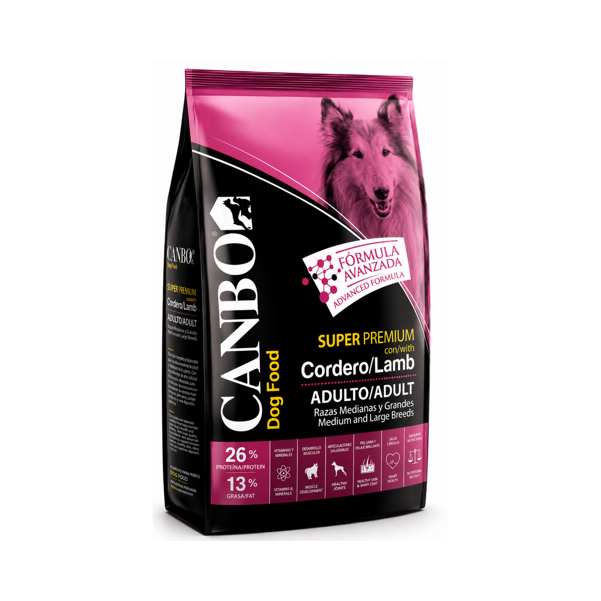 Canbo Super Premium Adulto Cordero Rz Med y Grande