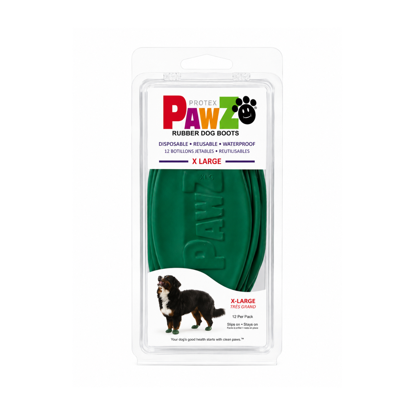 Pawz botas de goma para perro