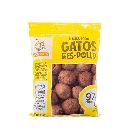 Rambala Comida Congelado Res-Pollo Gato 800 Gr