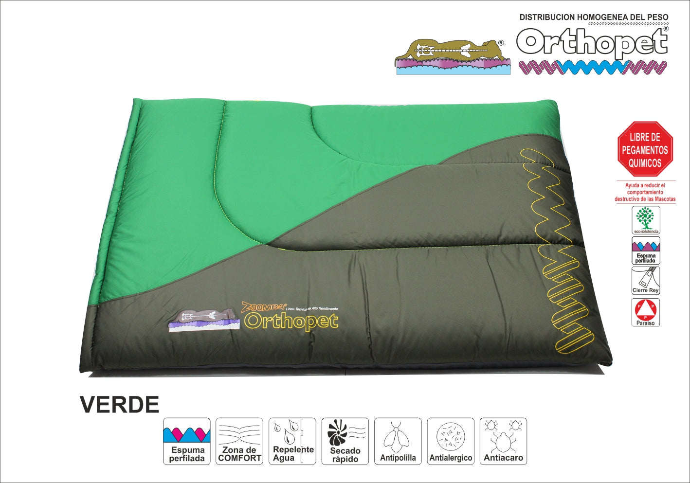 ZOOMBA COLCHONETA ORTHOPET - SMALL