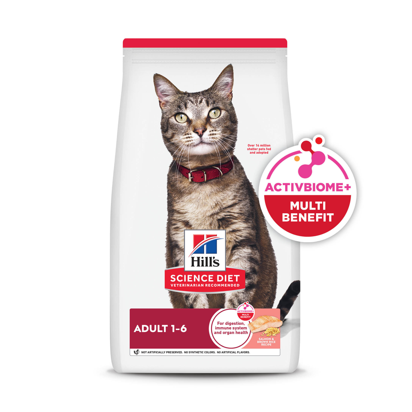 Hill's Science Diet alimento para gatos adultos, salmón y arroz