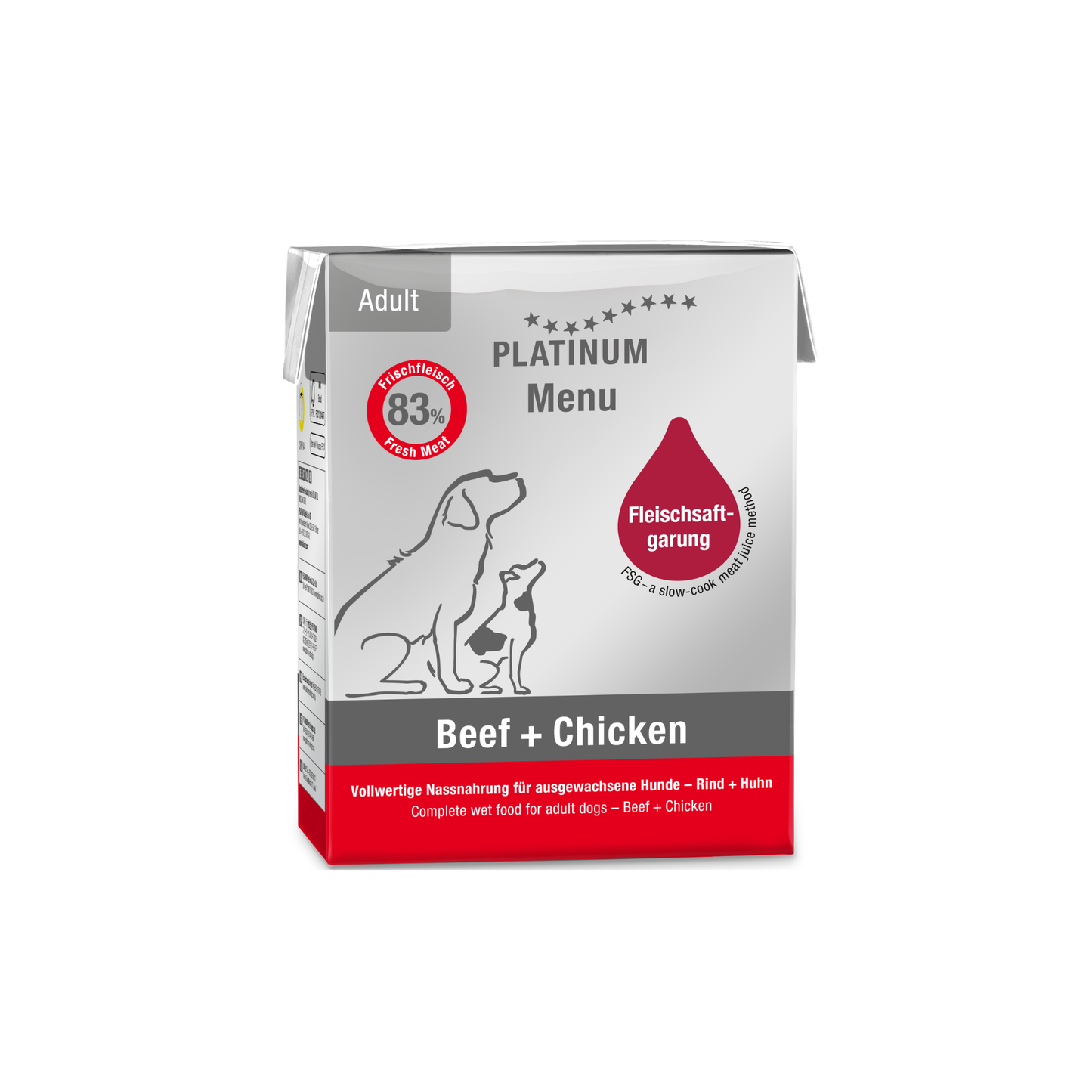 Platinum Wet Food Dog Adult Beef and Chicken