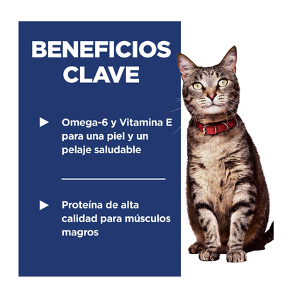 Hill's Science Diet alimento para gatos adultos, salmón y arroz