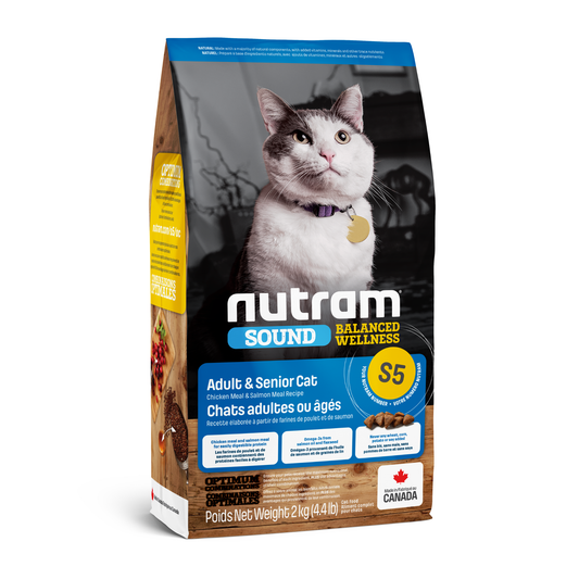 Nutram S5 ADULT & SENIOR CAT