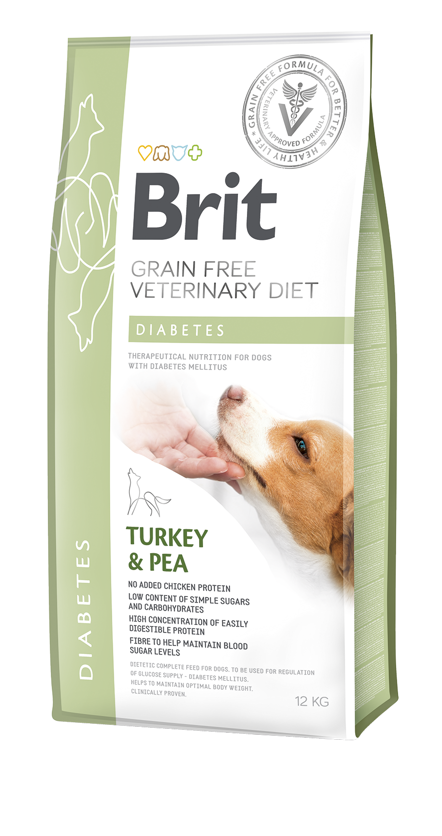 BRIT GF VET DIETS DOG CAN  DIABETES
