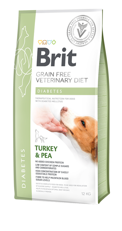 BRIT GF VET DIETS DOG CAN  DIABETES