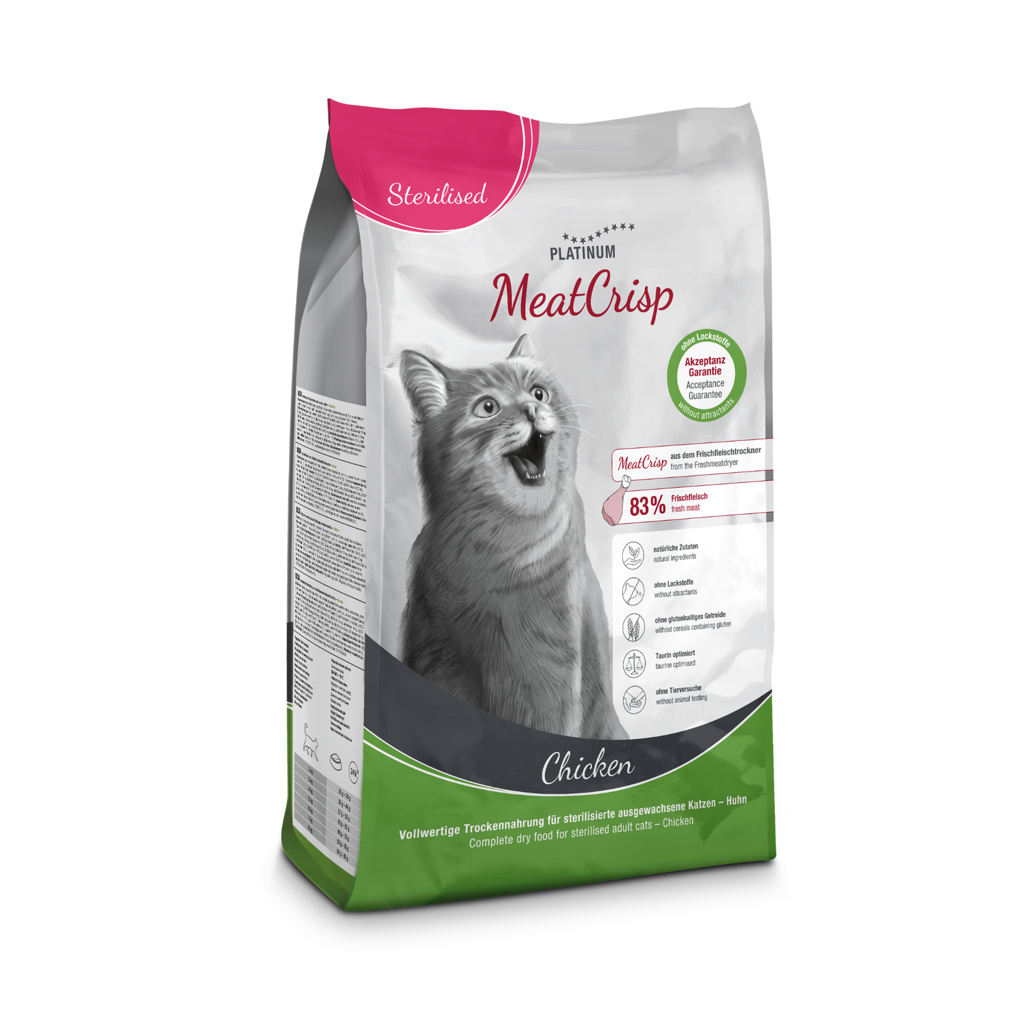 Platinum MeatCrisp cat Sterilised chicken
