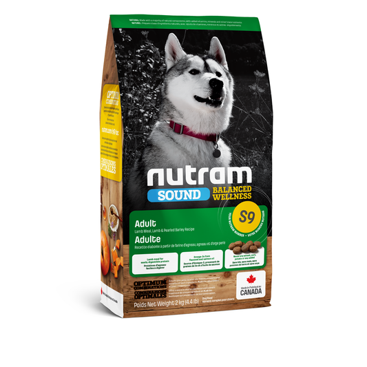 Nutram S9 ADULT DOG LAMB & RICE