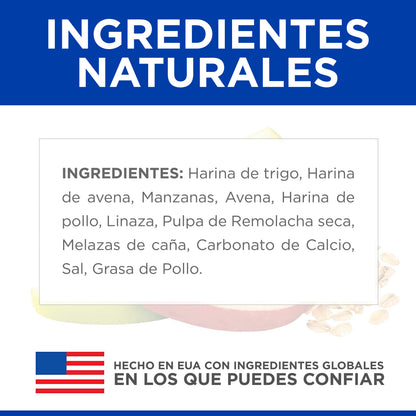 Hill's Science Diet crunchy snacks premios para perro con manzana y avena 227g