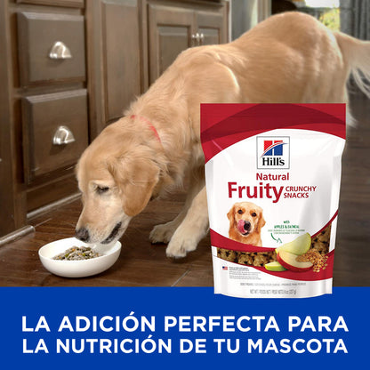 Hill's Science Diet crunchy snacks premios para perro con manzana y avena 227g