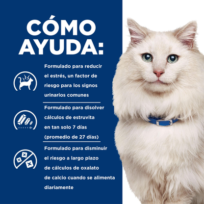 Hill's Prescription Diet c/d alimento para gato cuidado urinario multi stress 1.8 Kg