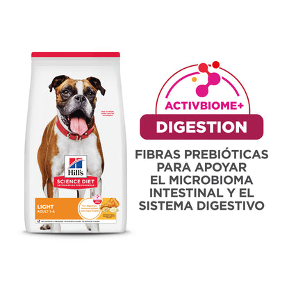 Hill's Science Diet Light alimento para perro adulto bajo en calorías 13.6Kg
