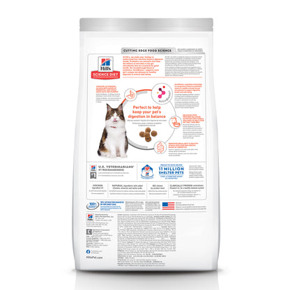 Hill's Science Diet Perfect Digestion, alimento de cuidado digestivo para gato adulto