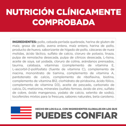 Hill's Science Diet Perfect Digestion, alimento de cuidado digestivo para gato adulto