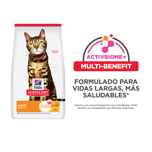 Hill's Science Diet Light alimento bajo en calorías para gato adulto