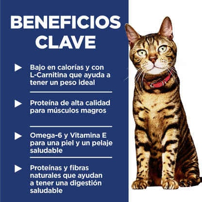 Hill's Science Diet Light alimento bajo en calorías para gato adulto
