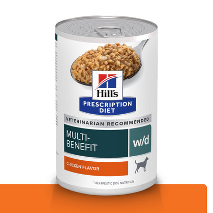 Hill's w/d Alimento húmedo para perro manejo de peso/glucosa 13 OZ