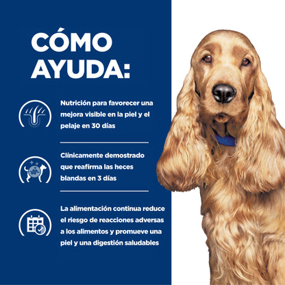 Hill's z/d alimento para perro sensibilidades alimentarias