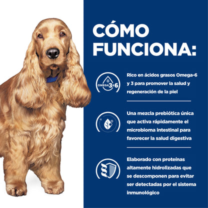 Hill's z/d alimento para perro sensibilidades alimentarias