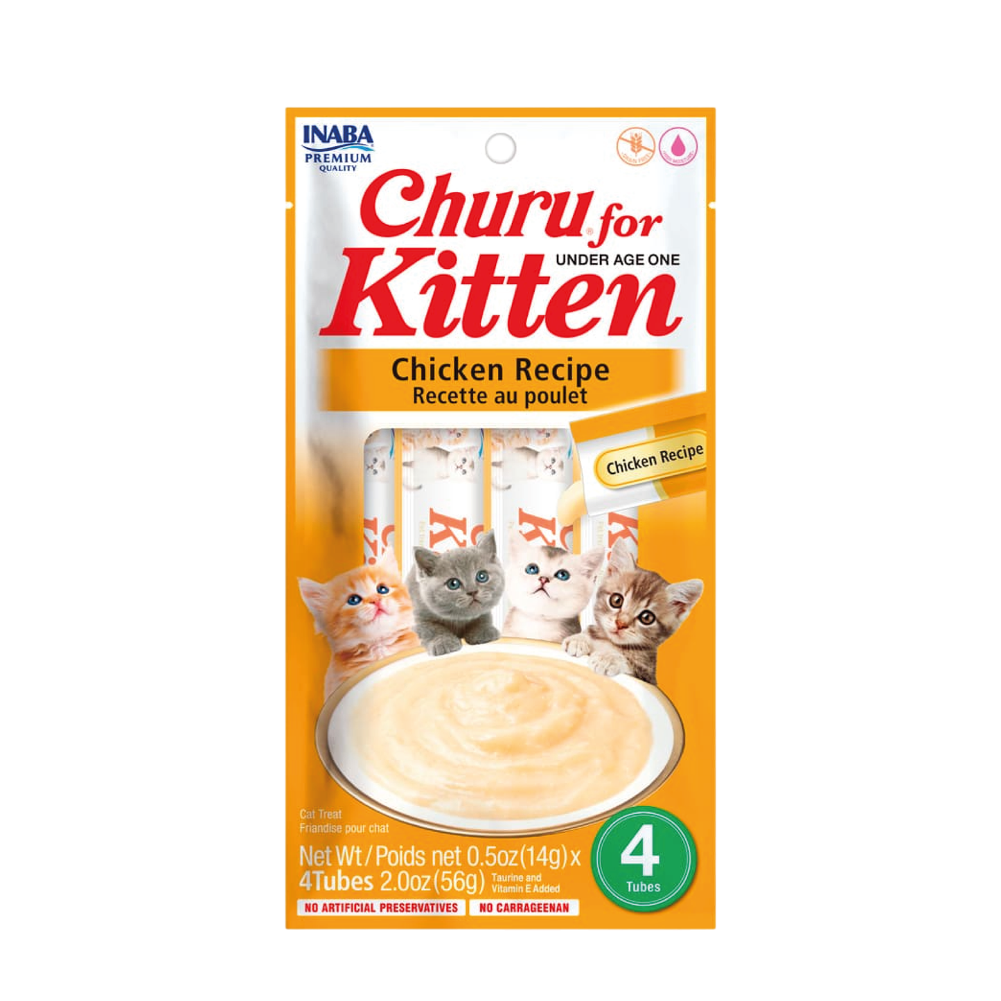 CHURU KITTEN POLLO - 4 UND