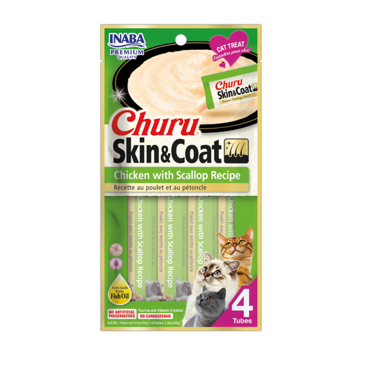CHURU SKIN & COAT CHICKEN WITH SCALLOP RECIPE X 4 UND