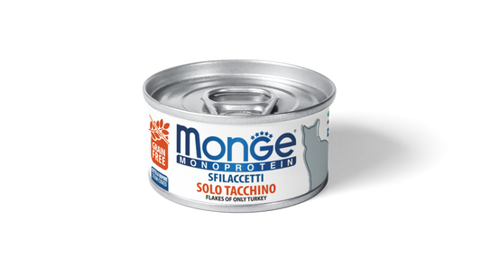 Monge FELINE ADULT MONOPROTEIN PAVO - 80 G