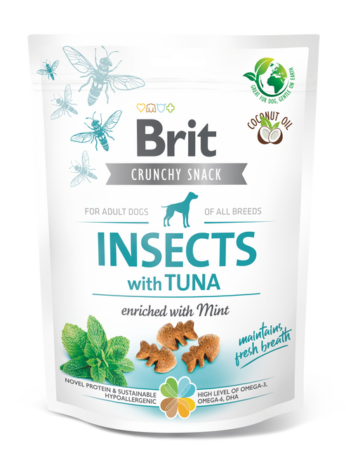Brit Insect Brit Crunchy Snack Insectos con Atún 200gr - Proteína Sostenible – SOS ...