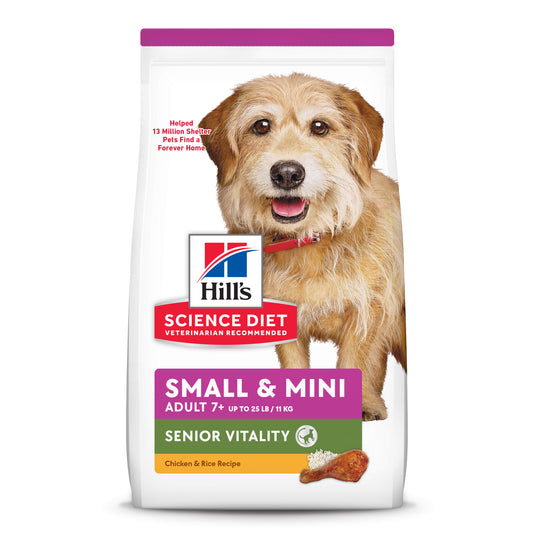 Hill's Senior Vitality alimento para perro senior raza pequeña y mini 1.6Kg