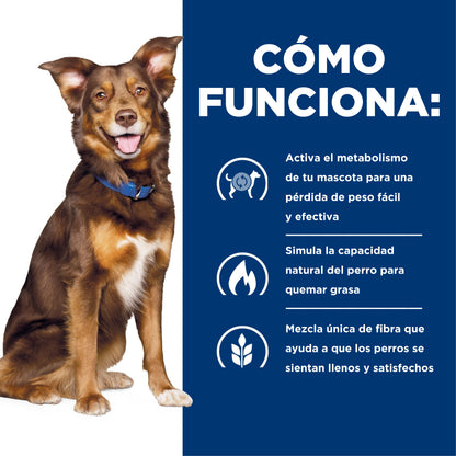 Hill's Metabolic alimento para perro mantenimiento y pérdida de peso