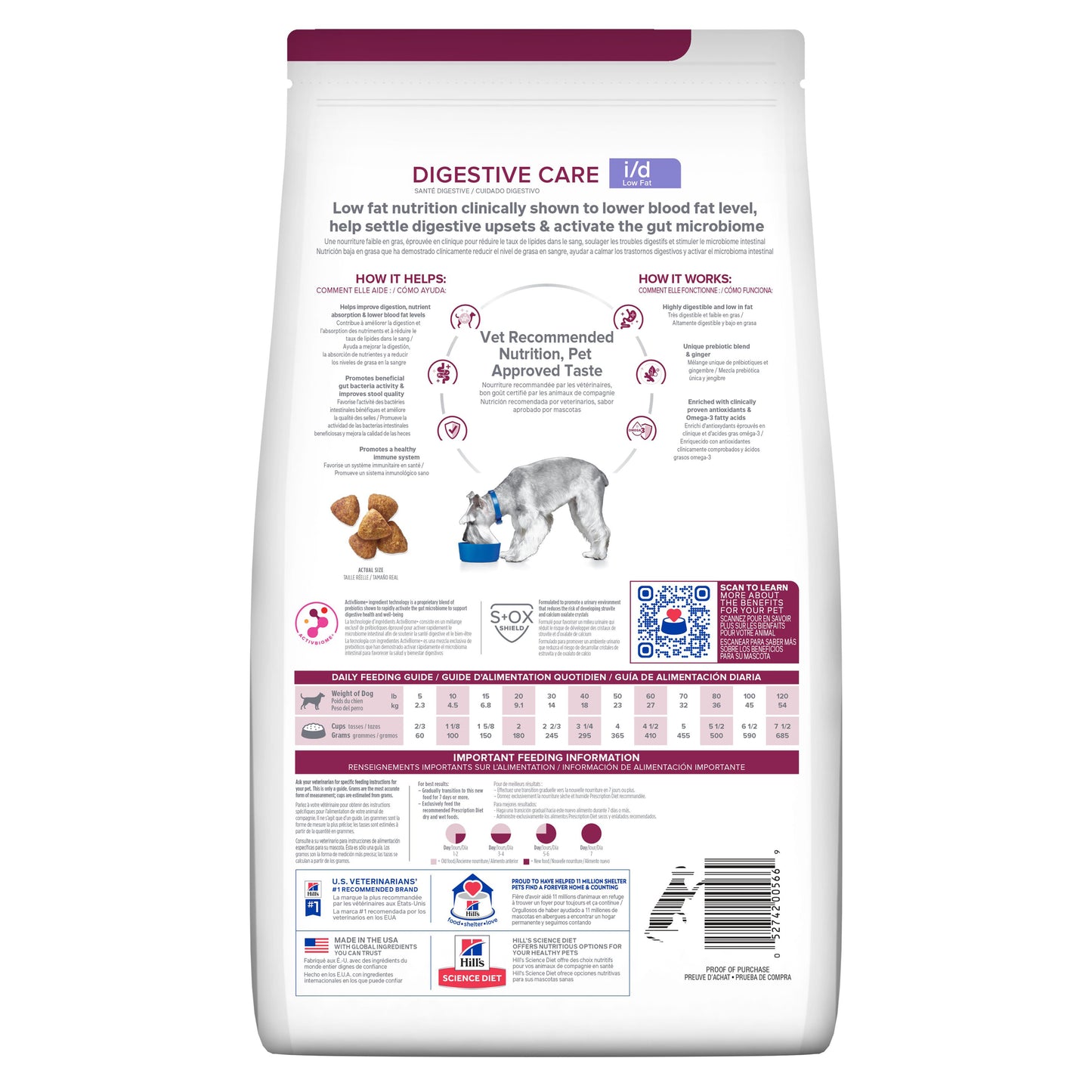 Hill's i/d alimento para perro bajo en grasas Cuidado Digestivo 3.9 kg