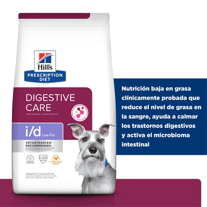 Hill's i/d alimento para perro bajo en grasas Cuidado Digestivo 3.9 kg