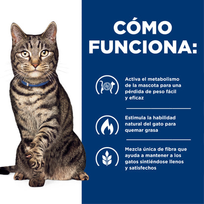 Hill's Metabolic alimento para gato pérdida y mantenimiento de peso 1.8 Kg