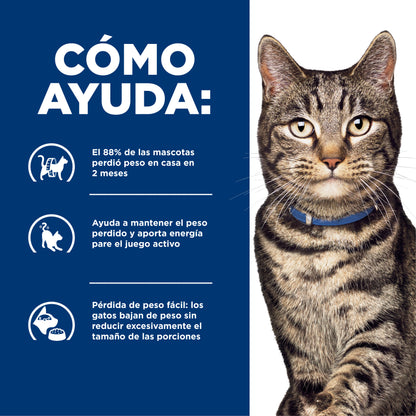 Hill's Metabolic alimento para gato pérdida y mantenimiento de peso 1.8 Kg