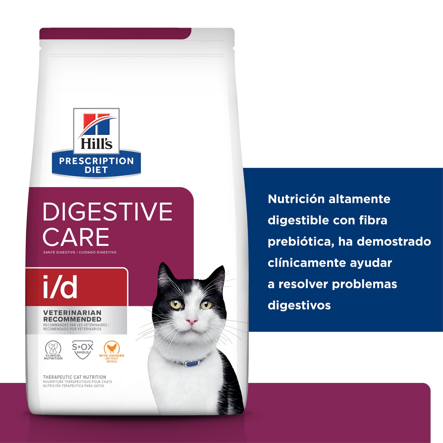 Hill's Prescription Diet i/d alimento para gato Cuidado Digestivo 1.8 kg