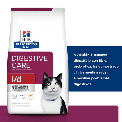 Hill's Prescription Diet i/d alimento para gato Cuidado Digestivo 1.8 kg